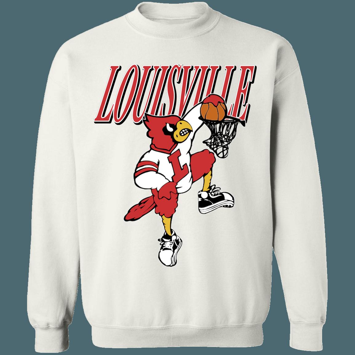 Louisville Cardinals Vintage NCAA BasketballSweatshirt Hoodie Shirt For Fans - Image 3