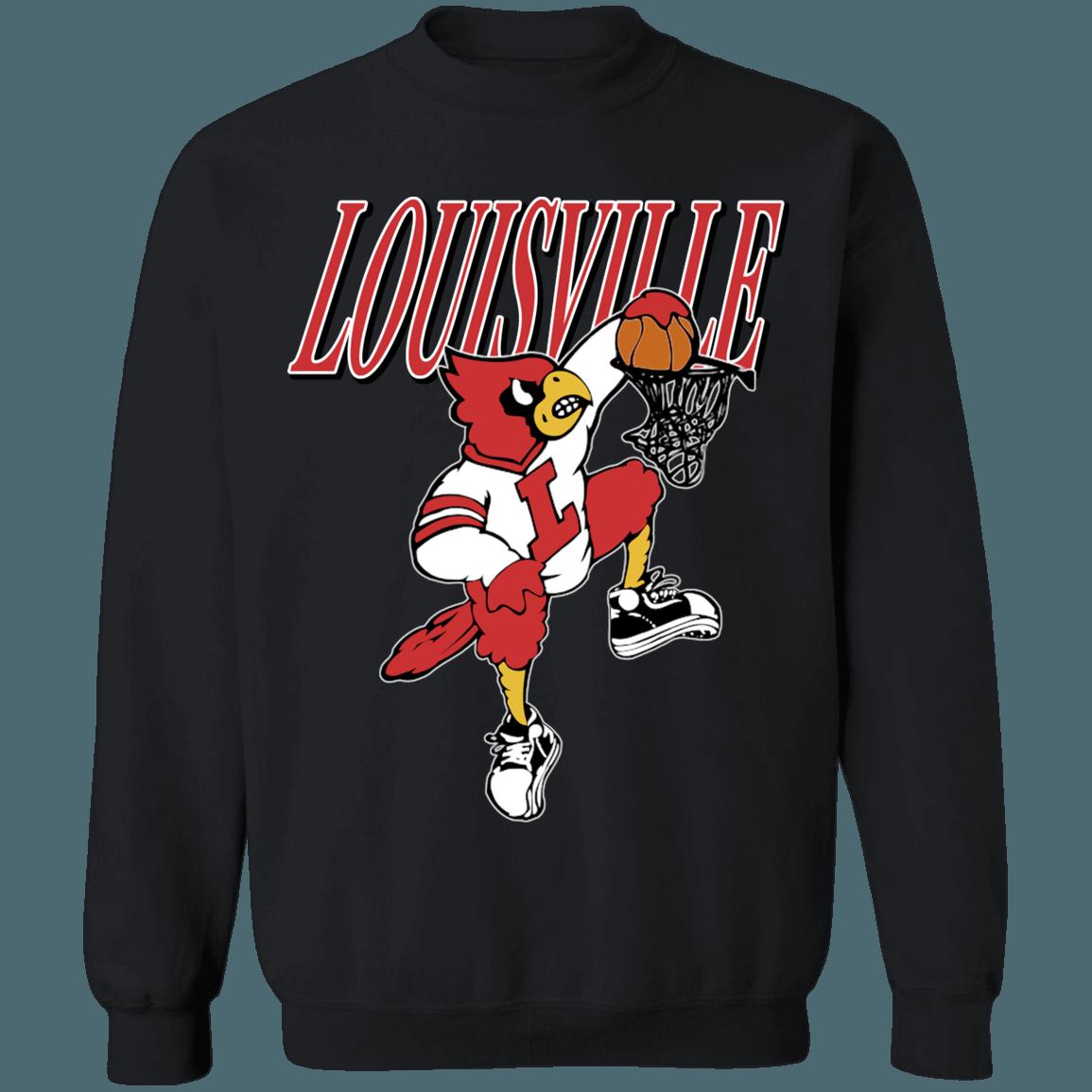Louisville Cardinals Vintage NCAA BasketballSweatshirt Hoodie Shirt For Fans - Image 4