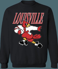 Louisville Cardinals Vintage NCAA Football Crewneck Unisex Sweatshirt Hoodie Shirt