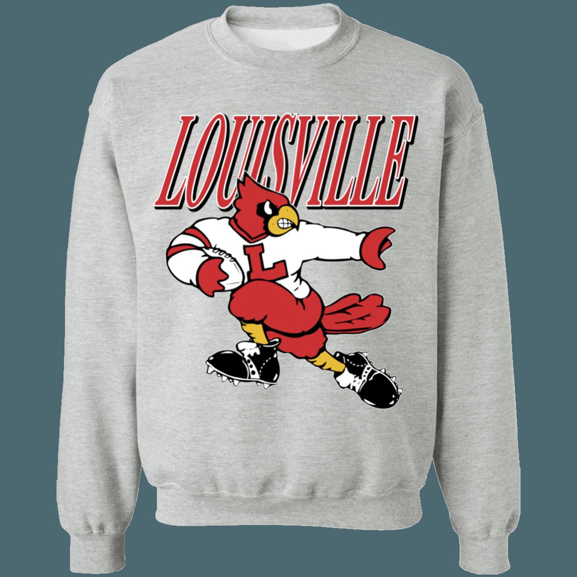 Louisville Cardinals Vintage NCAA Football Crewneck Unisex Sweatshirt Hoodie Shirt - Image 2