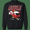 Louisville Cardinals Vintage Ncaa Football Crewneck Sweatshirt Reprinted, Louisville Sweatshirt