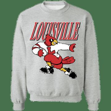 Louisville Cardinals Vintage Ncaa Football Crewneck Sweatshirt Reprinted, Louisville Sweatshirt - Image 2