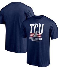 Men'S Fanatics Branded Navy Tcu Horned Frogs Americana T-Shirt, University Football Shirt, Tcu Fans, Tcu Student Gifts