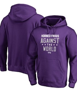 Men'S Fanatics Branded Tcu Horned Frogs Against The World Pullover Hoodie, University Football Shirt, Tcu Shirts Gift