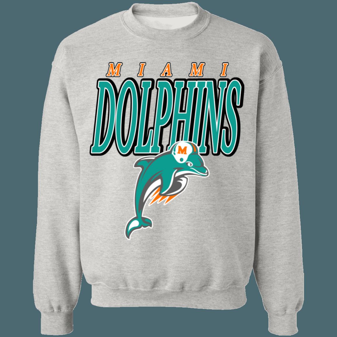 Miami Dolphins 1990's Vintage NFL American Football Lover Sweatshirt Hoodie - Image 4
