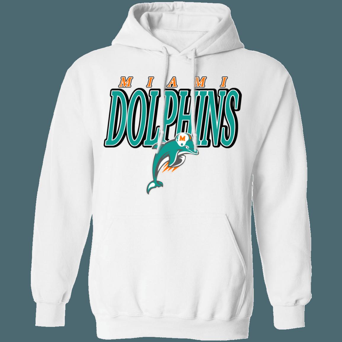 Miami Dolphins Retro NFL Hoodie Sweatshirt Sport Shirt - Image 2