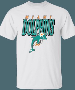 Miami Dolphins Retro NFL T-Shirt Sweatshirt Hoodie for Fans