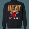 Miami Heat 90's Retro NBA Vintage Sweatshirt Hoodie Shirt For NBA Fans