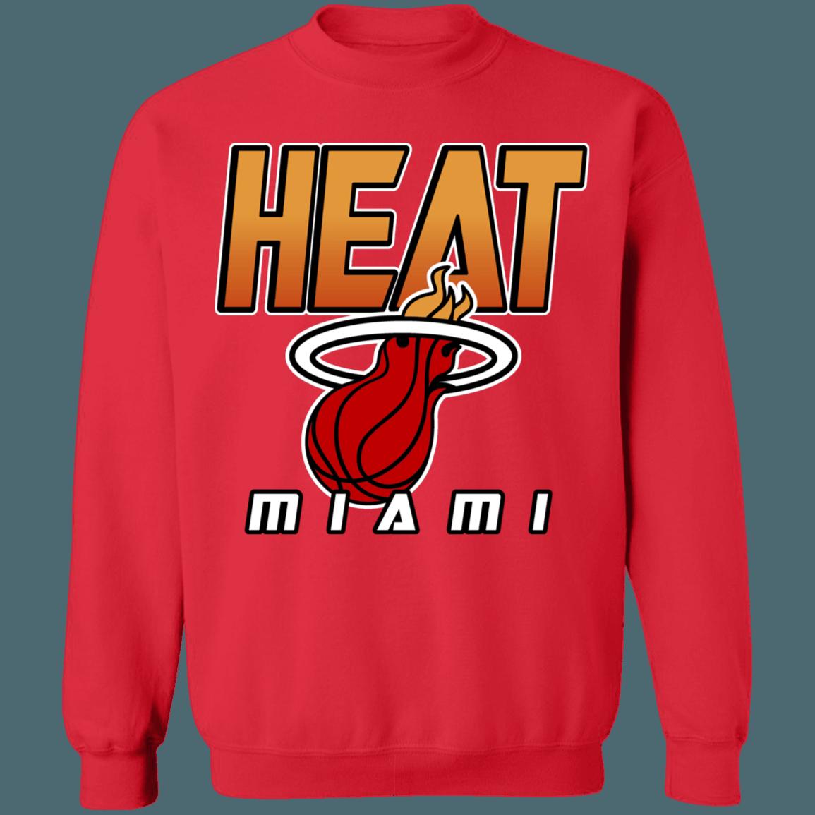 Miami Heat 90's Retro NBA Vintage Sweatshirt Hoodie Shirt For NBA Fans - Image 2