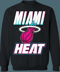 Miami Heat VICE CITY Retro NBA Vintage Sweatshirt Hoodie Shirt For NBA Fans