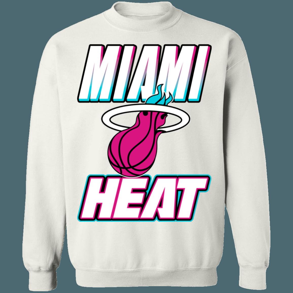 Miami Heat VICE CITY Retro NBA Vintage Sweatshirt Hoodie Shirt For NBA Fans - Image 2