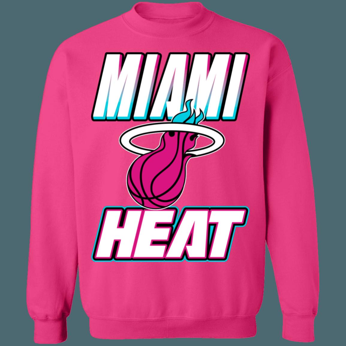 Miami Heat VICE CITY Retro NBA Vintage Sweatshirt Hoodie Shirt For NBA Fans - Image 4