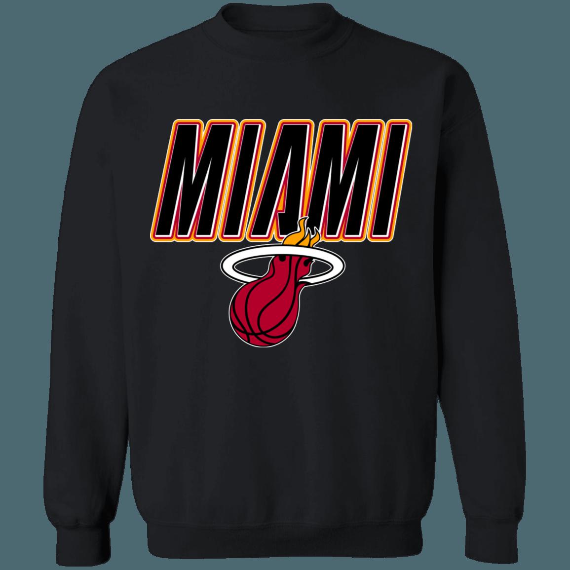Miami Heat Vintage NBA Vintage Sweatshirt Hoodie Shirt For NBA Fans - Image 2