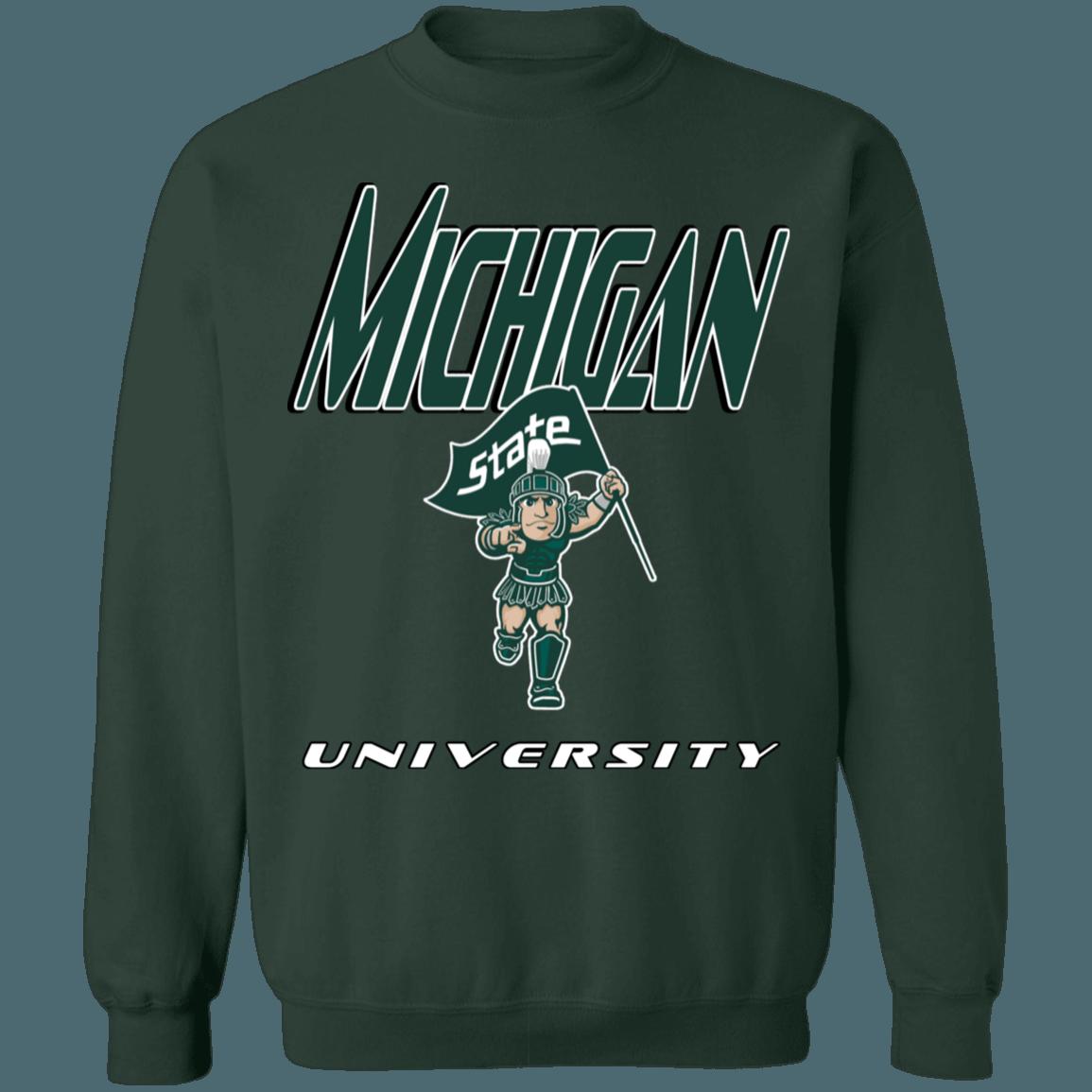 Michigan State Spartans Vintage NCAA Sweatshirt Hoodie Shirt For Fans - Image 2