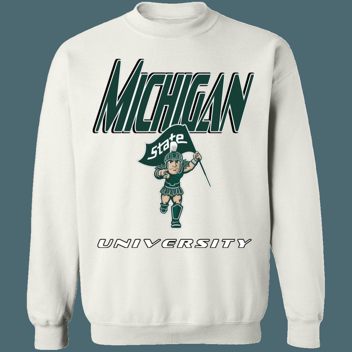 Michigan State Spartans Vintage NCAA Sweatshirt Hoodie Shirt For Fans - Image 4