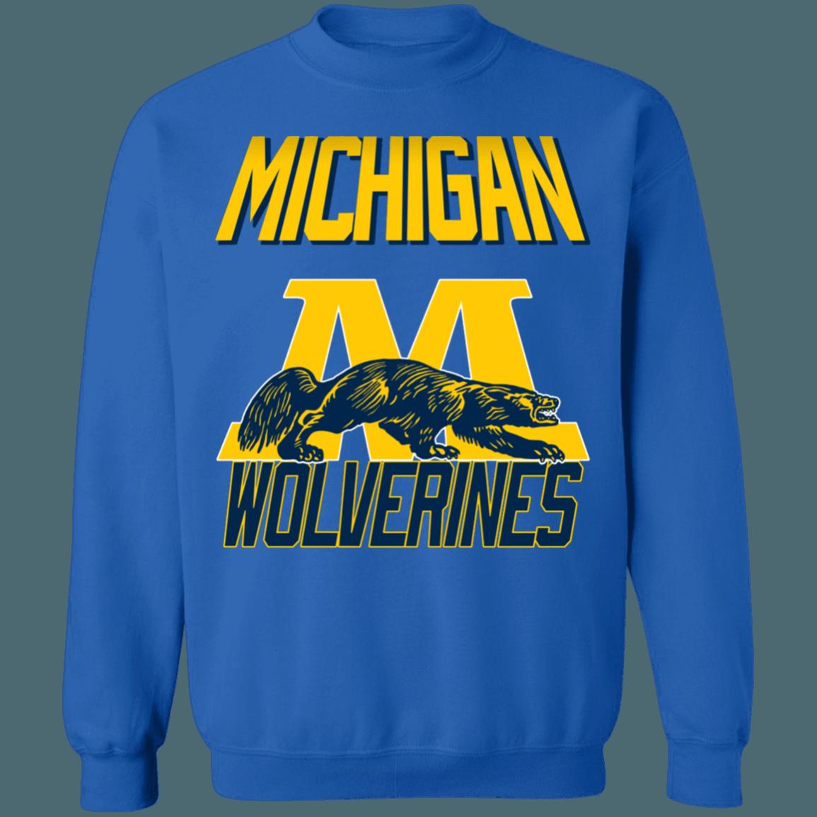 Michigan Wolverines Vintage NCAA Sweatshirt Hoodie Shirt For Fans - Image 2