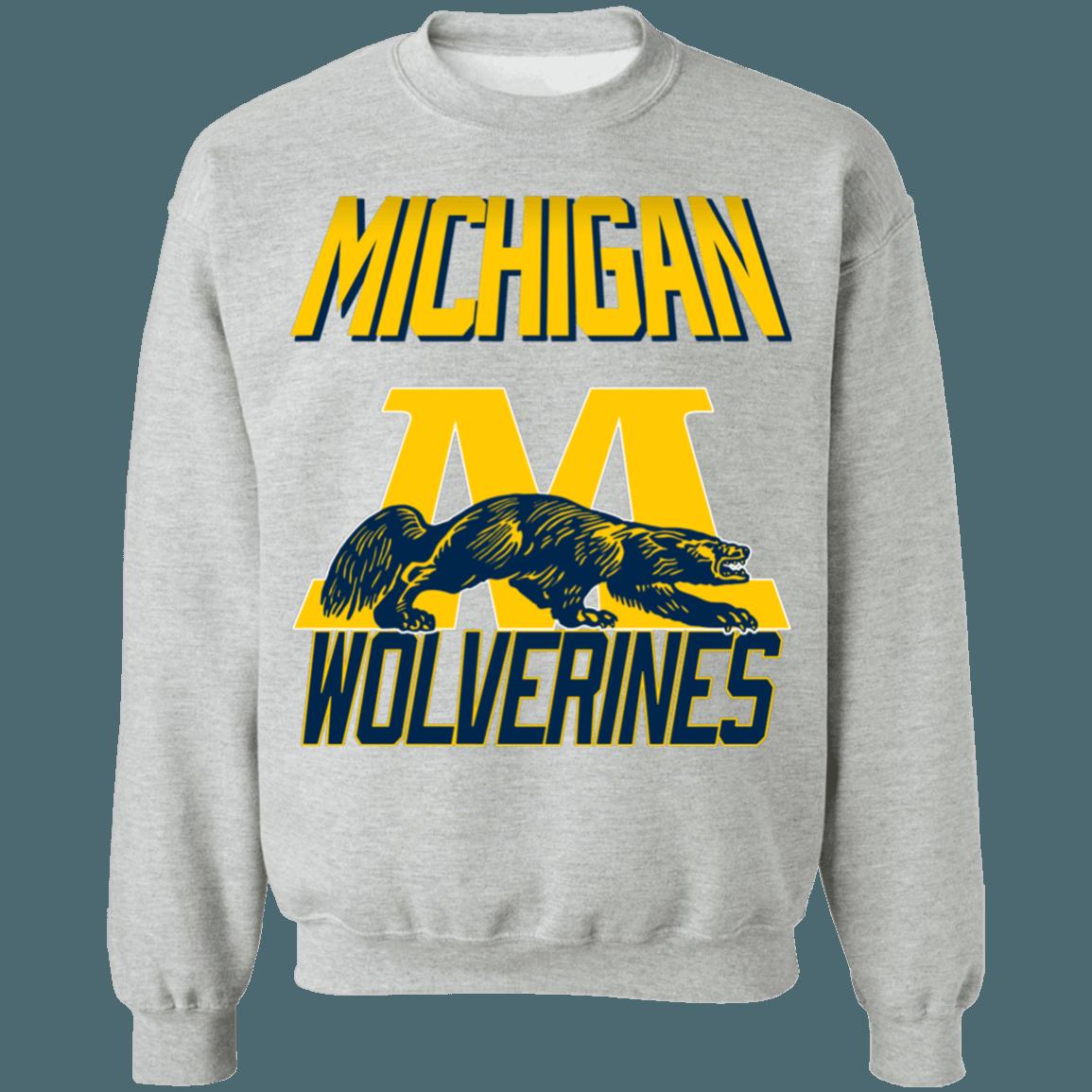 Michigan Wolverines Vintage NCAA Sweatshirt Hoodie Shirt For Fans - Image 3