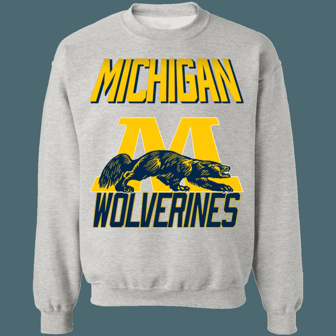 Michigan Wolverines Vintage NCAA Sweatshirt Hoodie Shirt For Fans - Image 4