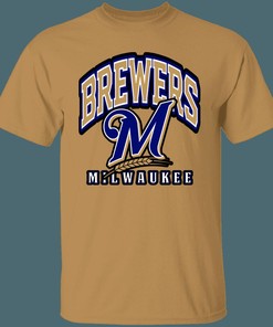Milwaukee Brewers Retro MLB T-Shirt Sweatshirt Hoodie Gifts for Baseball Fans