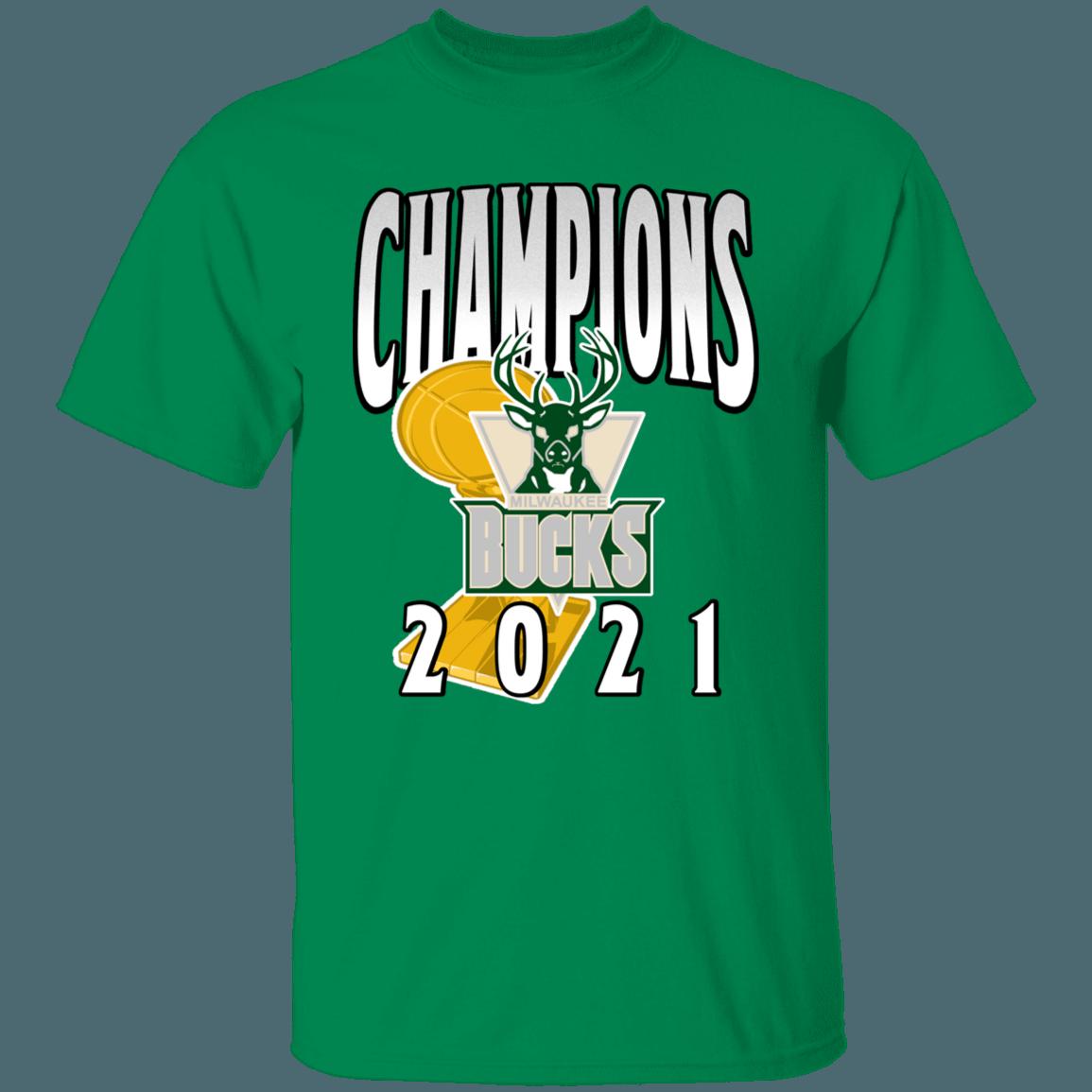 Milwaukee Bucks 2021 NBA Champions Retro NBA Fan T-Shirt Sweatshirt Hoodie - Image 3