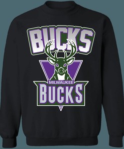 Milwaukee Bucks 90's Vintage NBA Vintage Sweatshirt Hoodie Shirt For NBA Fans