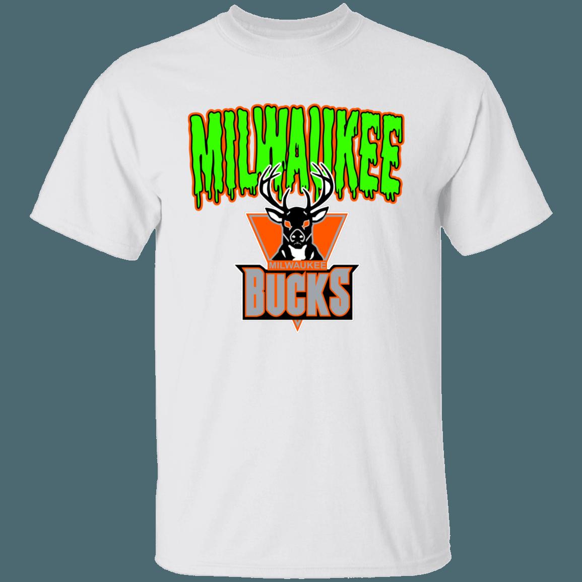 Milwaukee Bucks HALLOWEEN Retro NBA Fan T-Shirt Sweatshirt Hoodie