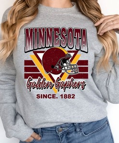 Minnesota Crewneck Sweatshirt, Vintage Minnesota Football Fan Shirt, University Football Ncaa Fan Shirt