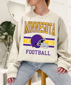 Minnesota Football Sweatshirt, Vintage Retro Minnesota Football Shirt for NFL Fans