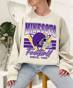 Minnesota Football Team Sweatshirt, Vintage Minnesota Football Shirt for NFL Fans