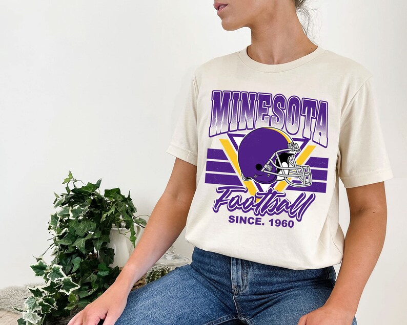Minnesota Football Team Sweatshirt, Vintage Minnesota Football Shirt for NFL Fans - Image 4