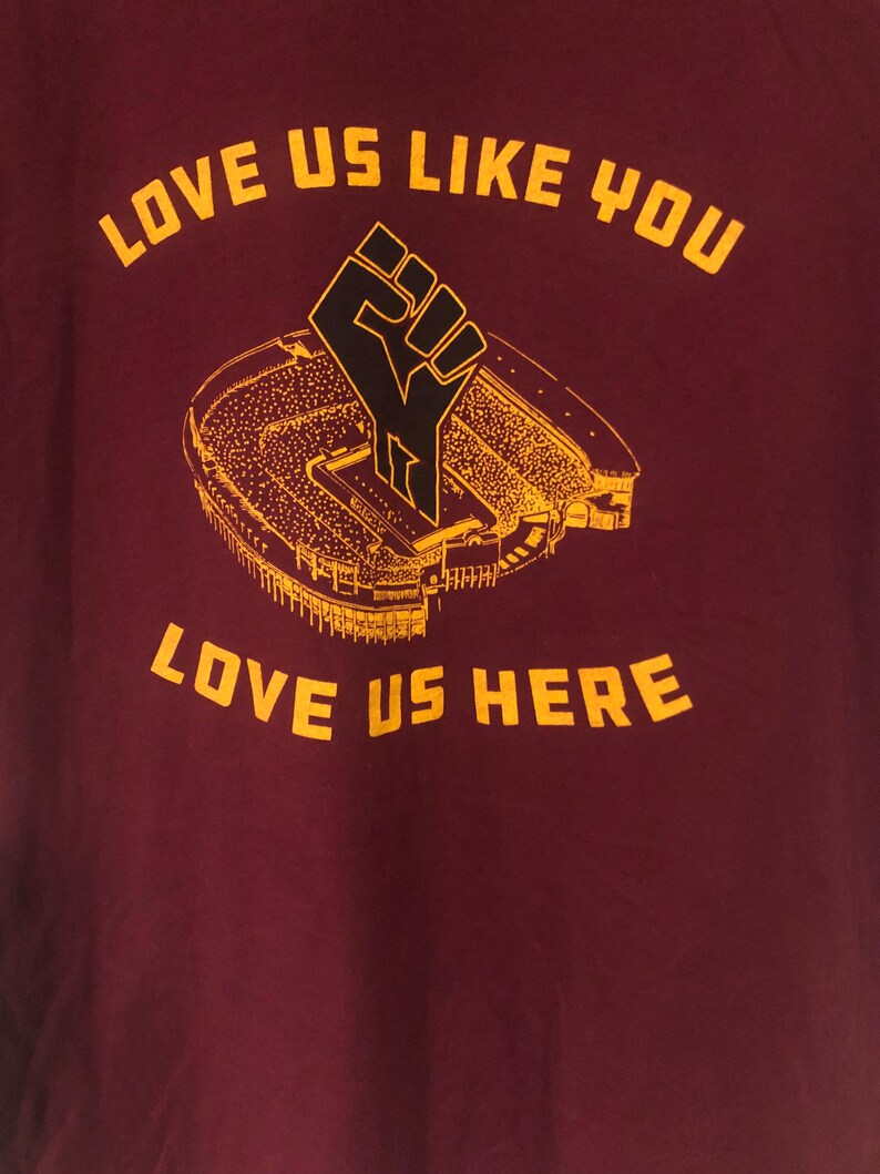 Minnesota Gophers Football Black Lives Matter With Black Power Fist T-Shirt, Football Lover Gifts - Image 2