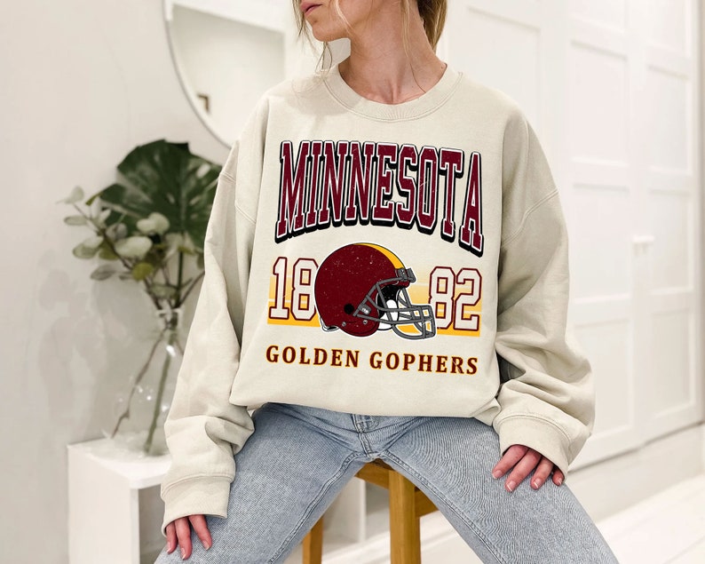 Minnesota Sweatshirt, Retro Minnesota Football Sweatshirt, University Football Fan Shirt