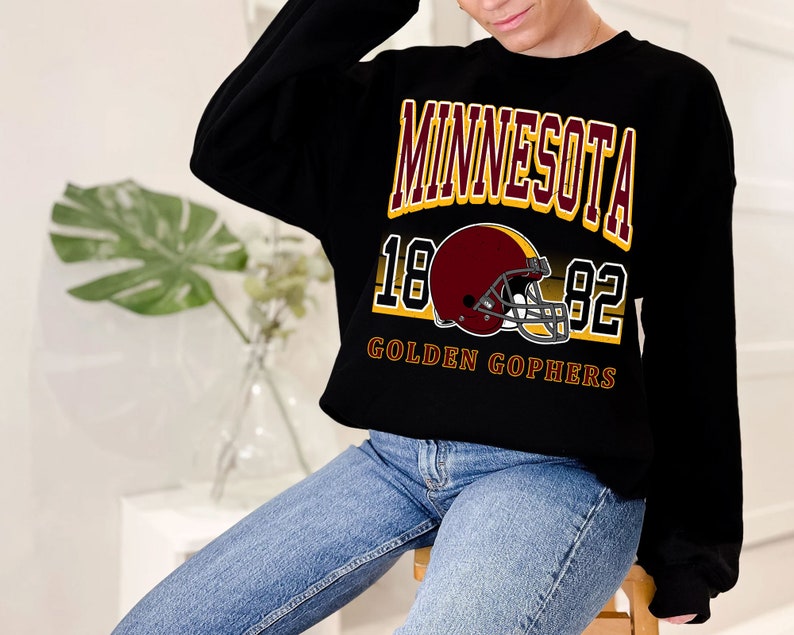 Minnesota Sweatshirt, Retro Minnesota Football Sweatshirt, University Football Fan Shirt - Image 2