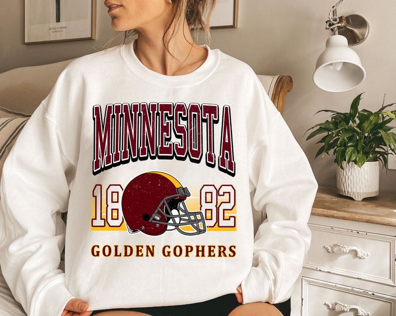 Minnesota Sweatshirt, Retro Minnesota Football Sweatshirt, University Football Fan Shirt - Image 4