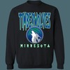Minnesota Timberwolves GRADIENT Retro NBA Vintage Sweatshirt Hoodie Shirt For NBA Fans