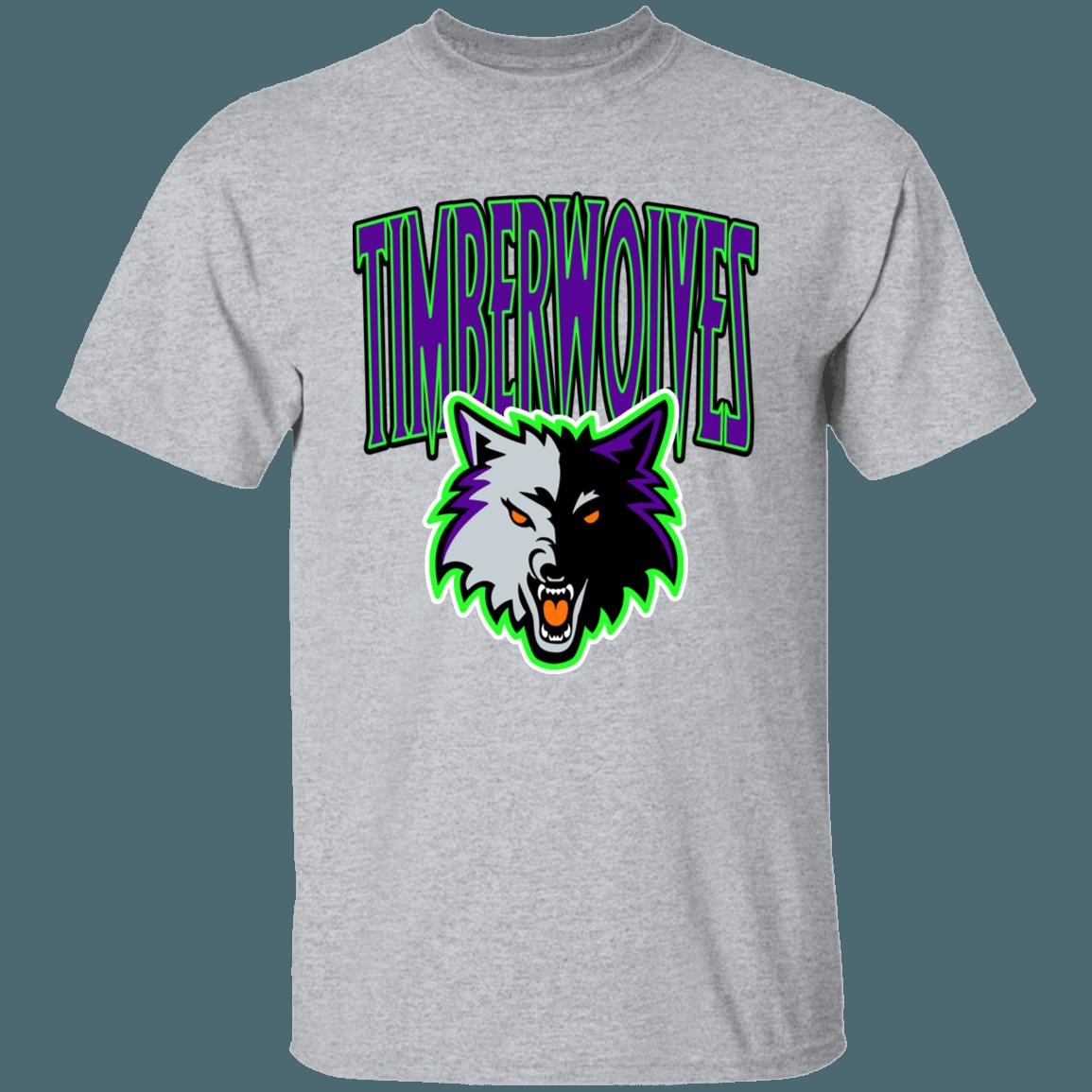 Minnesota Timberwolves HALLOWEEN Retro NBA Fan T-Shirt Sweatshirt Hoodie - Image 2