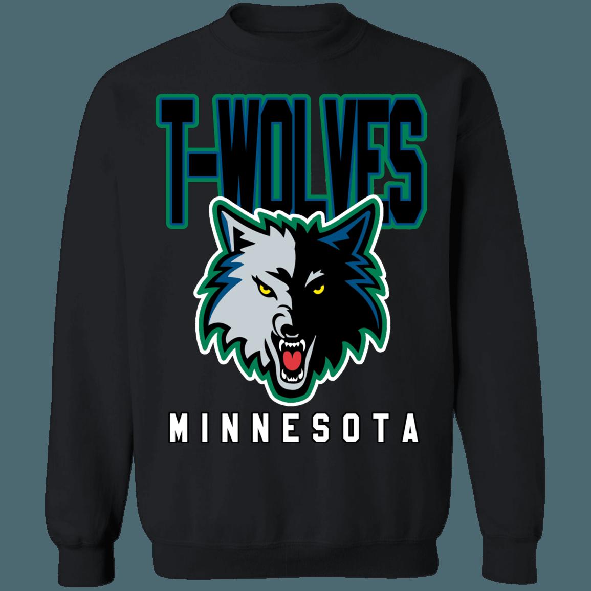 Minnesota Timberwolves T-WOLVES Retro 90's NBA Sweatshirt Hoodie Shirt For NBA Fans