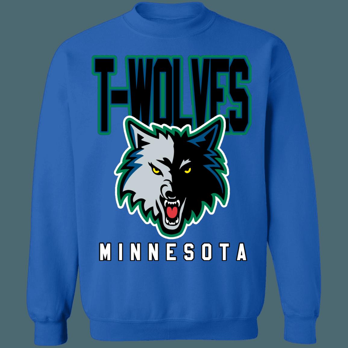 Minnesota Timberwolves T-WOLVES Retro 90's NBA Sweatshirt Hoodie Shirt For NBA Fans - Image 2