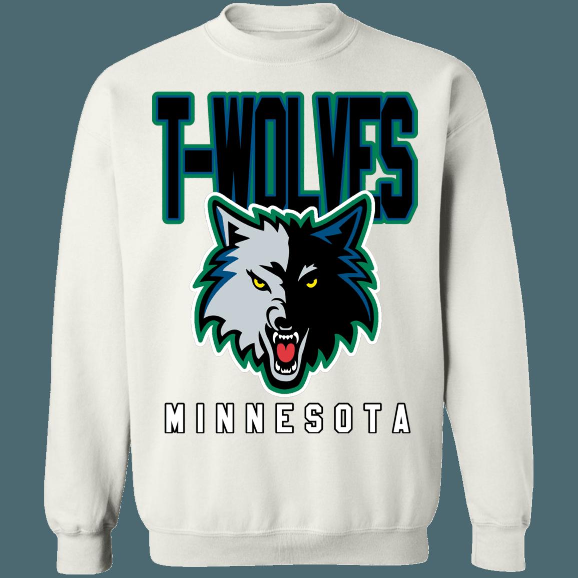 Minnesota Timberwolves T-WOLVES Retro 90's NBA Sweatshirt Hoodie Shirt For NBA Fans - Image 4