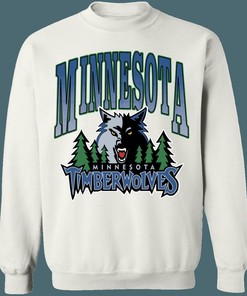 Minnesota Timberwolves Vintage NBA Sweatshirt Hoodie Shirt For NBA Fans