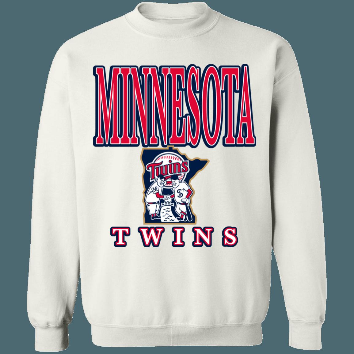 Minnesota Twins Retro MLB Crewneck Sweatshirt Hoodie Shirt for Baseball Fans