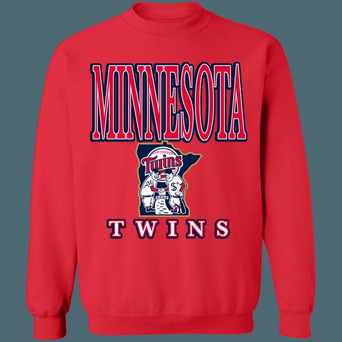 Minnesota Twins Retro MLB Crewneck Sweatshirt Hoodie Shirt for Baseball Fans - Image 2