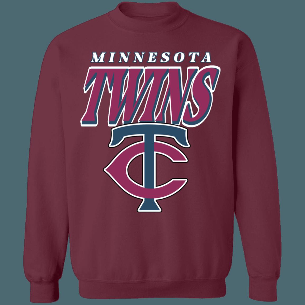Minnesota Twins Vintage MLB Crewneck Sweatshirt Hoodie Shirt - Image 3