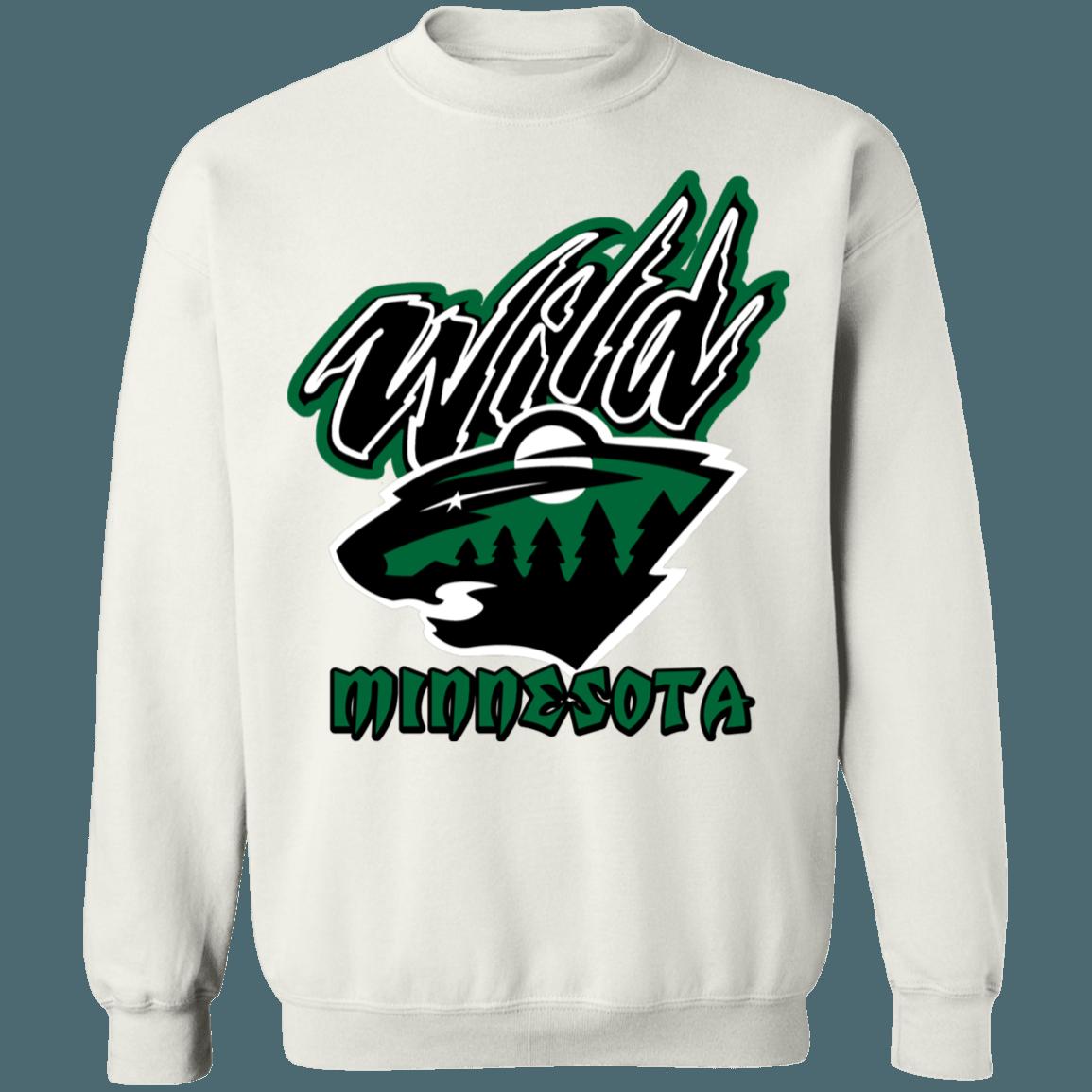 Minnesota Wild BLACKOUT Retro NHL Sweatshirt Hoodie TShirt For Hockey Lovers