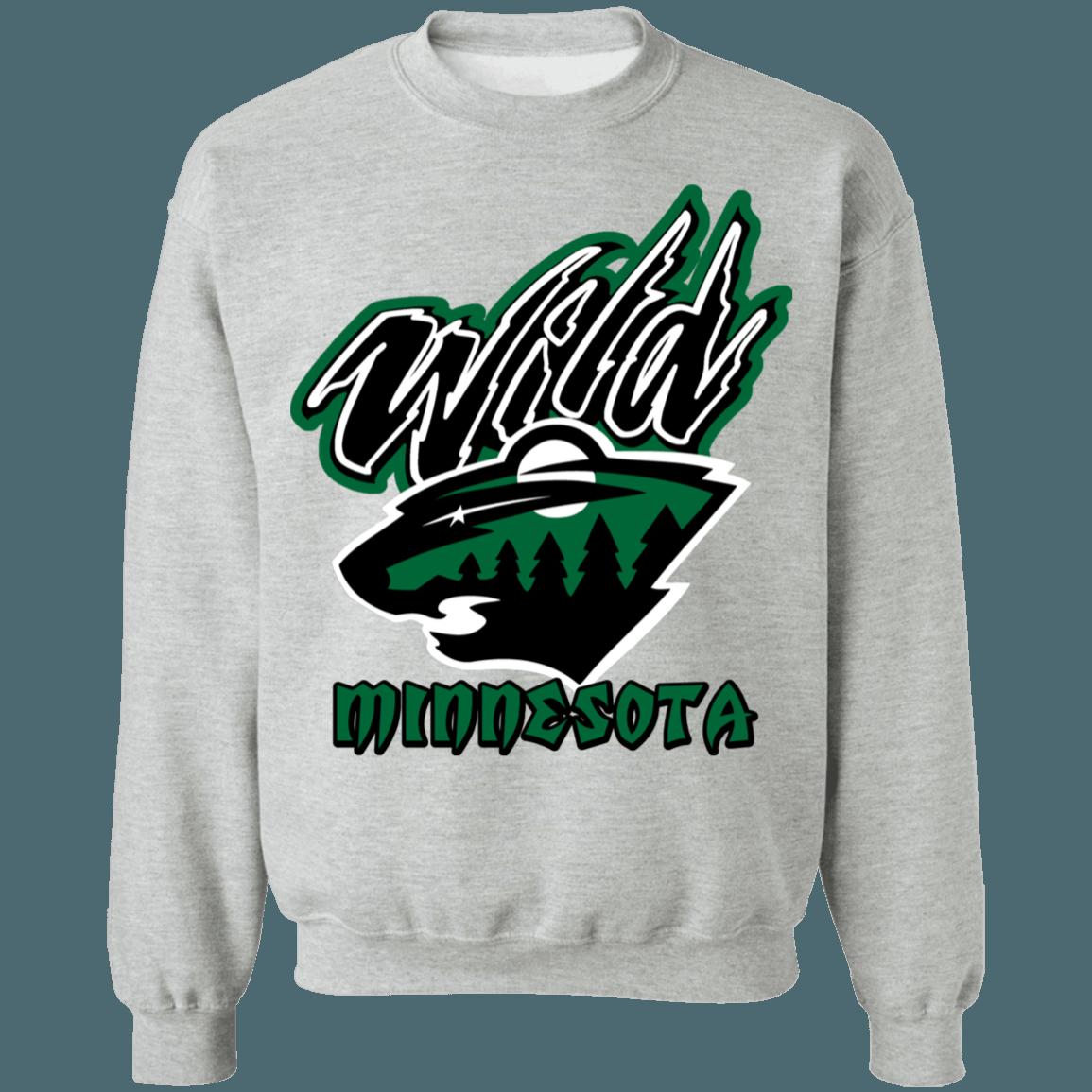 Minnesota Wild BLACKOUT Retro NHL Sweatshirt Hoodie TShirt For Hockey Lovers - Image 4