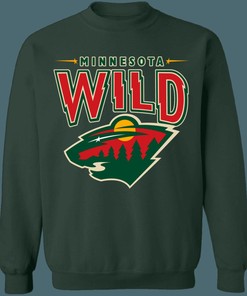 Minnesota Wild Retro NHL Sweatshirt Hoodie TShirt For Hockey Lovers