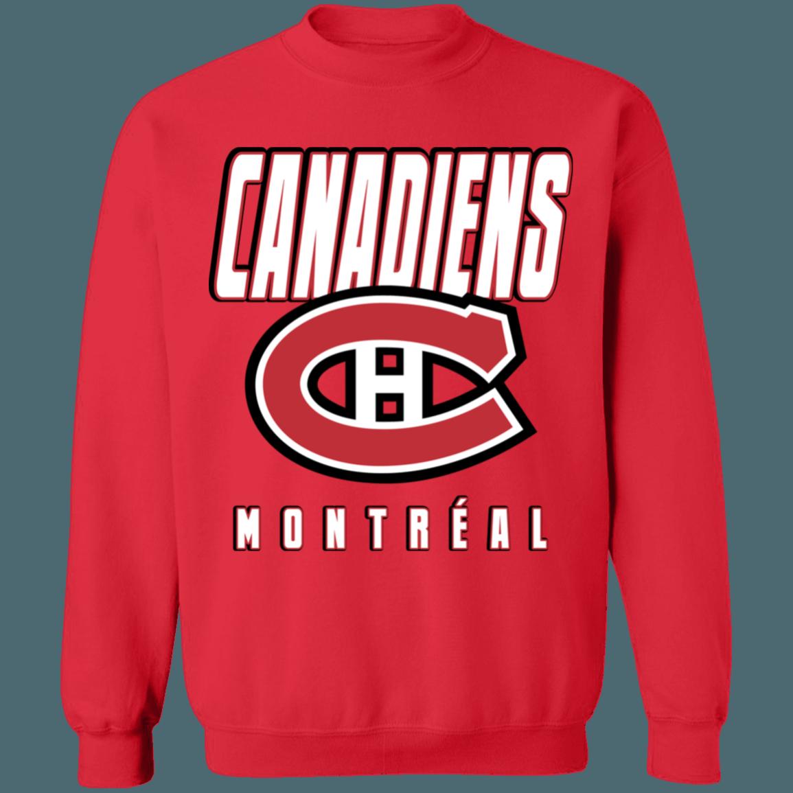 Montreal Canadiens BLACKOUT Retro NHL Sweatshirt Hoodie TShirt For Hockey Lovers