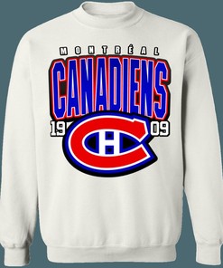 Montreal Canadiens Habs Vintage NHL Sweatshirt Hoodie TShirt For Hockey Lovers