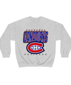 Montreal Canadiens Vintage 90's NHL Sweatshirt Hoodie TShirt For Hockey Lovers