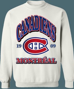 Montreal Canadiens Vintage NHL Sweatshirt Hoodie TShirt For Hockey Lovers